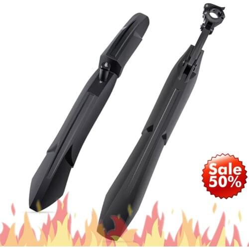 Bicycle Fender MTB Mudguard Set Adjustable Front Rear Wheel Mud Guard Widen Bicycle Wings for Mountain Road Bike Fender