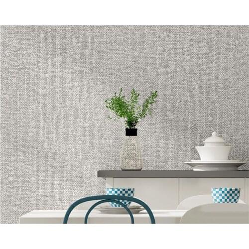 Beibehang papel de parede Plain non-woven wallpaper green background pure color wallpaper living room bedroom wall paper roll