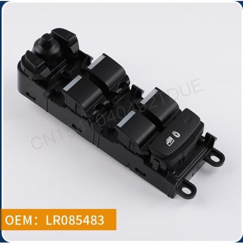 Left front window regulator switch LR085483 is suitable for Land Rover Discovery 2015-2021 models/black auto parts