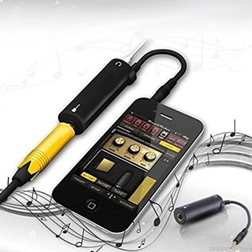 Rig Guitar Link Audio Interface System Record AMP Amplifier Software Effects Pedal Cable Convertor Adapter Jack / 200pcs