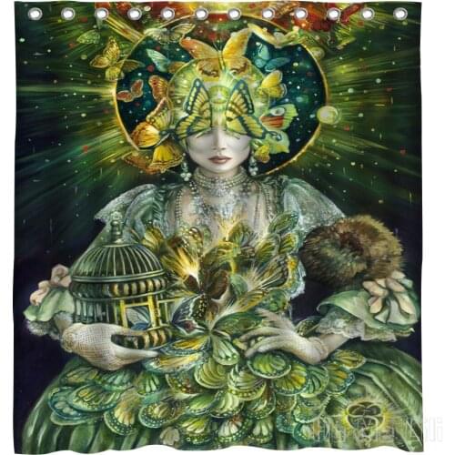 Carrie Ann Baade Art Design Waterproof Shower Curtain Bathroom Decor