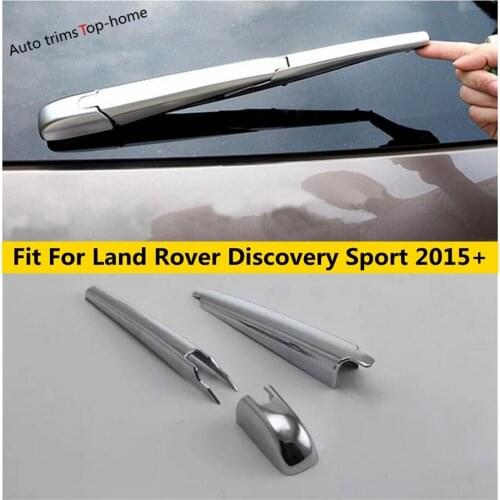 Rear Windshield Window Windscreen Rain Wiper Decor Cover Trim For Land Rover Discovery Sport 2015 - 2019 ABS Chrome Accessories