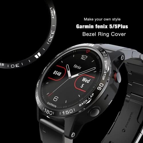 For Garmin Fenix 6Pro Watch Ring Bezel Styling Frame Fenix 5 Plus Case Cover protector metal Ring Anti Scratch Protection