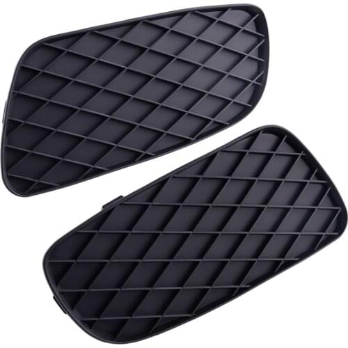 1Pair Front Left & Right Lower Grille Fog Light Lamp Cover Frame A4518260124 A4518260224 Fit For Smart Fortwo 451 2007 2008-2014