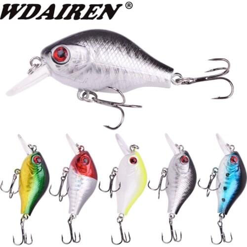 1Pcs Crank Wobbler Fishing Lures Topwater 5cm 8g Isca Plastic Hard Artificial Bait Japan Crankbait Carp Bass Hooks Pesca Tackle