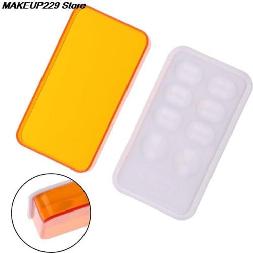 1Pcs Dental Palette Resin Mixing Watering Moisturizing Plate With Cover 8 Slot Palette Dental Lab Equipment 1pc