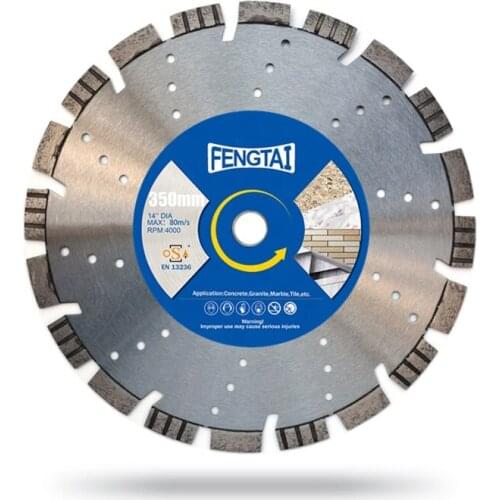 14" Turbo segmented general purpose diamond blade for concrete, brick, masonry