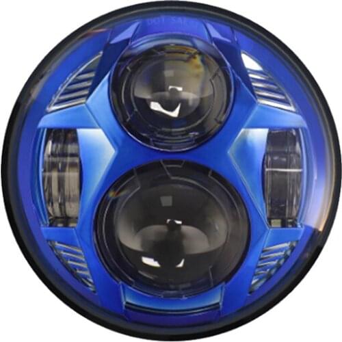 5.75 Inch 51W Osram LED Lamp Spider Design Motorcycle Headlight With High/Low Beam For Harley FXR2, R3, R4 FLSTSB FLSTSC FLSTSE