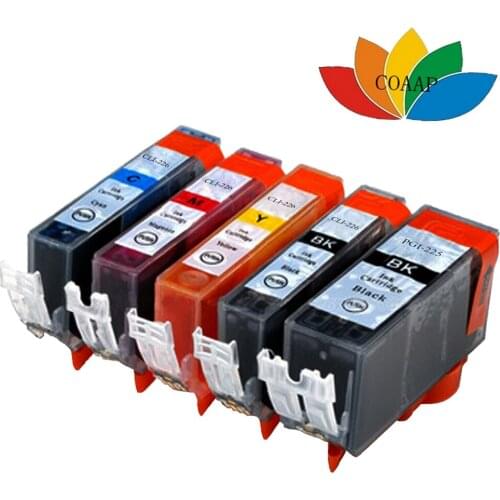 5x PGI 225 CLI 226 BK C M Y Compatible ink cartridge for canon IP4820 IP4920 MG5120 MG5220 MG5320 MG6110 MG6120 MG6220 MG8120