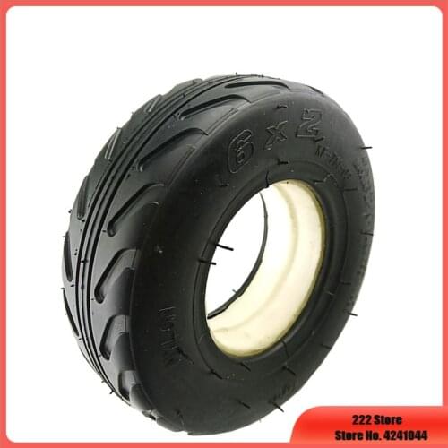 6X2 Solid tire without inner tube tire Electric Scooter Wheel Chair Truck Use 6" Tire Tyre F0 Pneumatic Trolley Cart