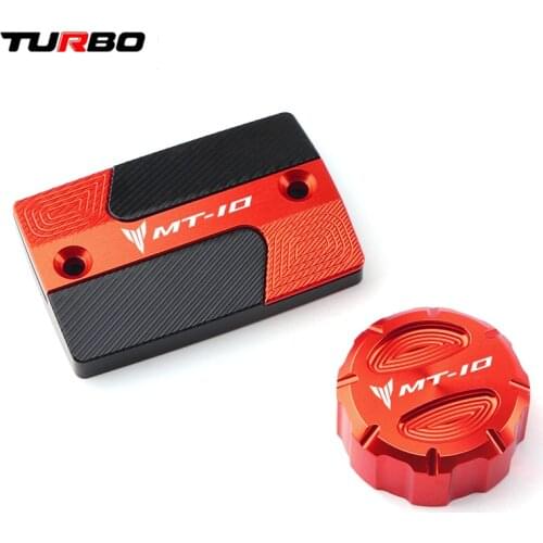 Motorcycles Accessories Front & Rear brake Fluid Cylinder Master Reservoir Cover Cap For Yamaha MT10 MT 10 MT-10 2015-2019 2018
