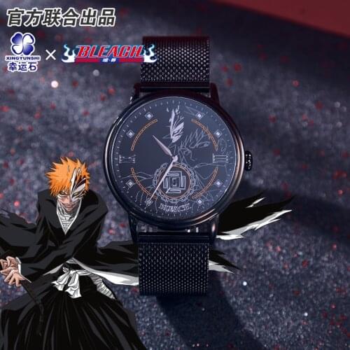 Bleach Anime Watch Waterproof Kurosaki Ichigo New Trendy Manga Role Action Figure Gift