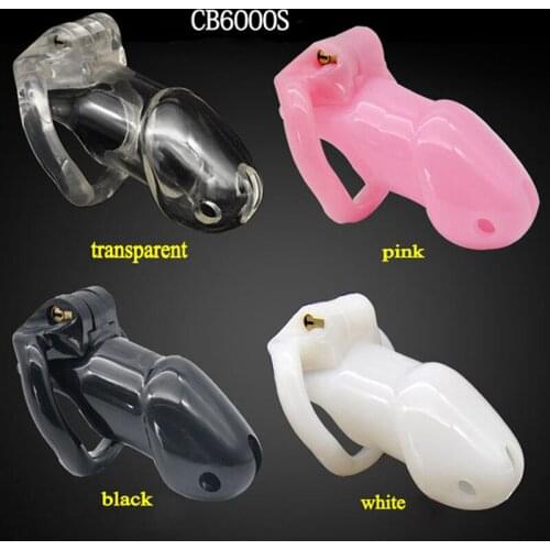 CB6000s Natural Resin Male Chatity Device Dick Bondage Cock Cage Sex Toys For Men Short Penis Cages Bird Lock Chastity Cage