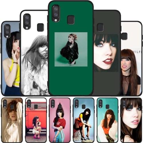 Carly rae jepsen black soft phone Case For Samsung A10 20 30 40 50 30S 50S 60 70 M10 M30S M40 A31 51 71 A20E A10E A21S