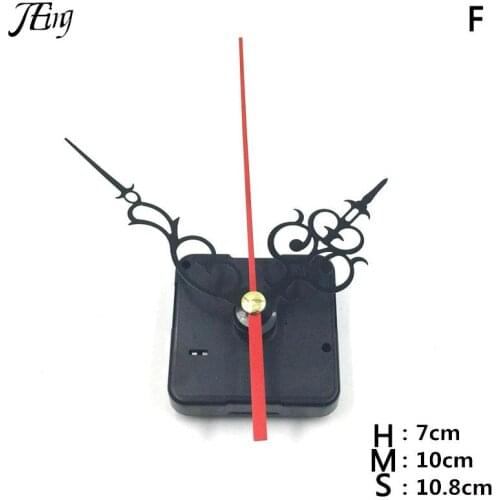 11 Styles DIY Clocks Parts Black + Hands Replacement Parts Kit Set Quartz Clock Movement Mechanism Repair Parts