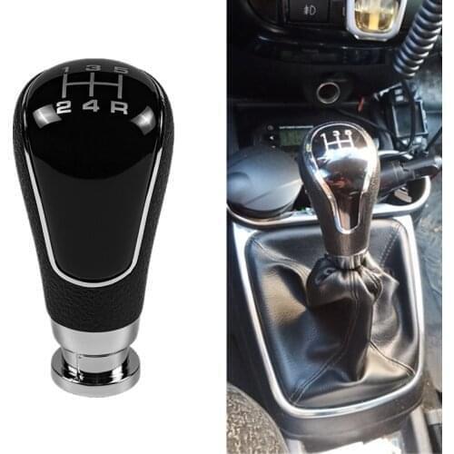 For LADA Manual 5 Speed Gear Shift Knob Car Gearbox Handles Lever Shifer Stick Head PU Leather Car Styling Auto Accessories