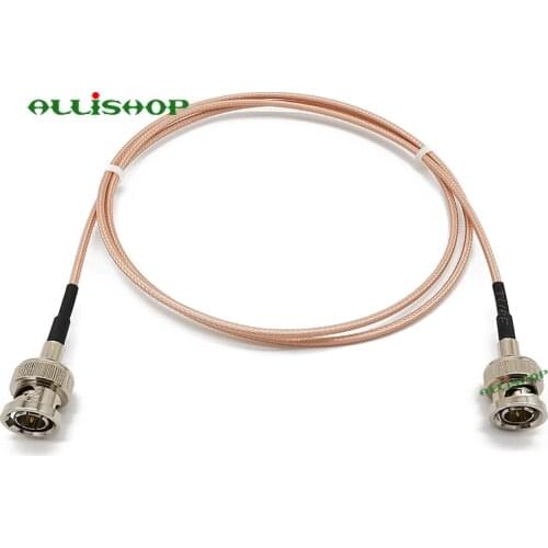 Pigtail cable BNC Male to BNC Male RG179 75Ohm SDI Converter Adapter Cable 1m for HD-SDI 3G-SDI Vedio CCTV Camera Camcorder
