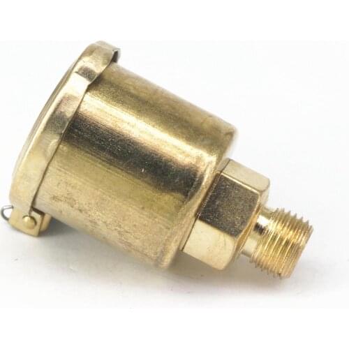 M10x1mm Metric Male Thread Brass Oil Cup Oil Port Cap Oiler Flip Cap Cover For Genertor Engine Bottom Brackets Capacity 6cc