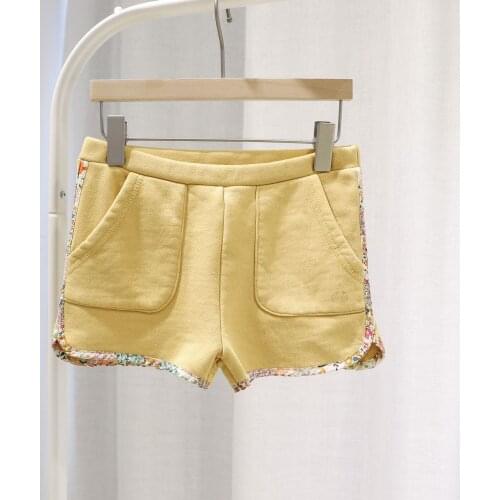 Girls summer shorts cotton comfortable soft printed shorts sweet high quality girls pants