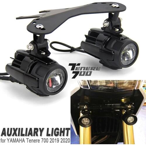 Motorcycle Fog Lights For YAMAHA Tenere 700 T700 XTZ 700 T7 Auxiliary Bracket Driving Lamp Spotlight Bracket Holder Spot Light