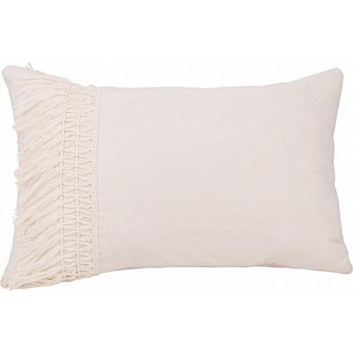 Throw Pillow Covers, Boho Decorative Square/ Rectangular Cushion Covers with Tassels for Sofa Bed Couch Car