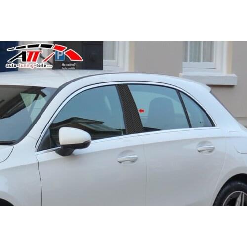 Fit For Mb Mercedes W177 A-class 2018 And Post Carbon Door 6 Piece Chrome Styling Accessories Modified designed Tuning