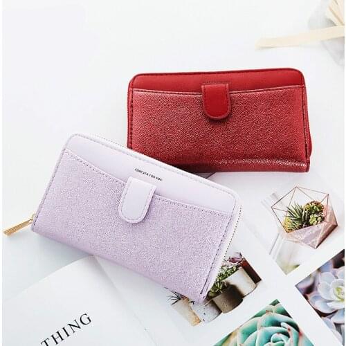 Luxury Leather Wallet Fashion Short Bifold Female Wallet Casual Soild Women Wallets With Coin Pocket Purses Ms Wallets