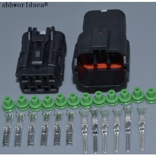 Shhworldsea 6 Pin 7123-7464-40 7222-7464-40 Automotive Connector Light Lamp Socket MG640337 MG610335 For Buick KIA Ford Hyundai