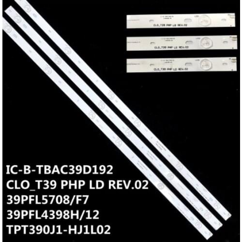 LED Backlight strip 6 lamp IC-B-TBAC39D192 CLO_T39 PHP LD REV.02 SD F140 M8(P40) FOR 39PFL5708/F7 39PFL4398H/12 TPT390J1-HJ1L02