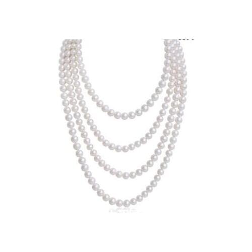 Gorgeous 8-9mm south sea round whitre pearl necklace 38inch14