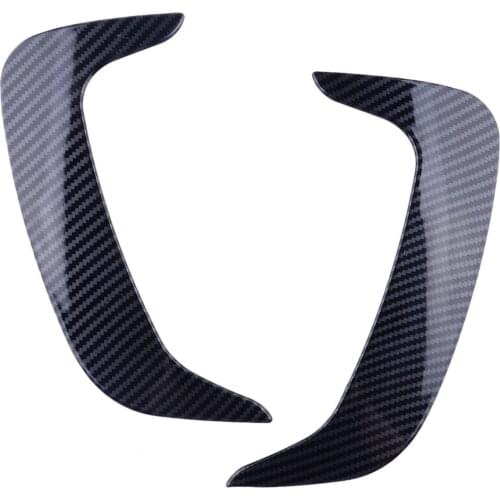 1 Pair ABS Car Carbon Fiber Style Rear Side Air Vent Fender Covers Trims Fit for Dodge Charger 2015 2016 2017 2018 2019 2020