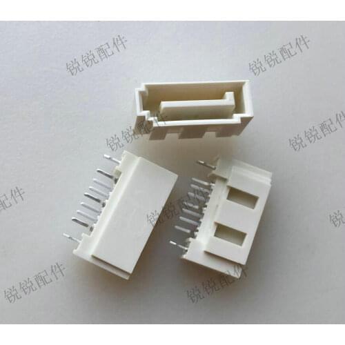 10pcs) SATA 7p vertical SATA female hard disk interface socket white SATA interface connector