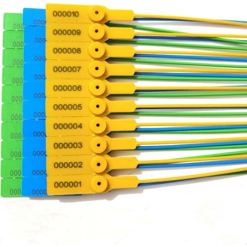 100PCS Anti-Theft Wire Seals Length 28cm Disposable Plastic Seals Self-Locking Cable Ties It Can Be Customized