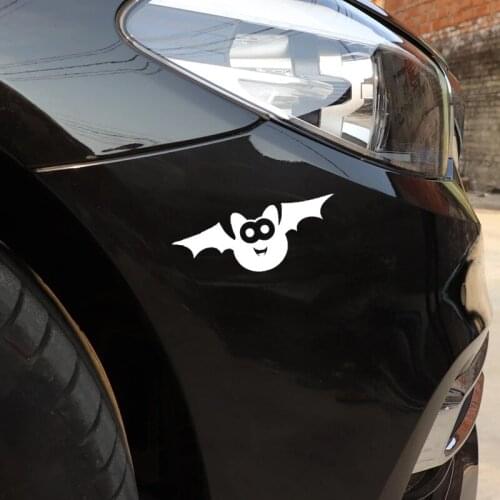 17.6cm*6.8cm Unmatched Adorkable Lovely Big Eyes Bats Vinyl Car Sticker Delicate Decal