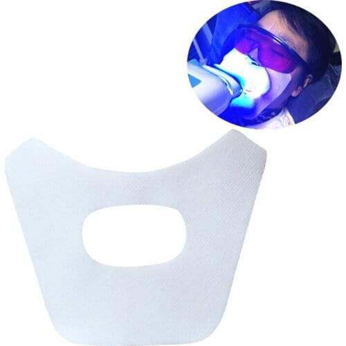 20pcs/bag Dental Face Gauze Dental Facial Mask Mouth Mask for Tooth Whitening Dental Accessories For oral care