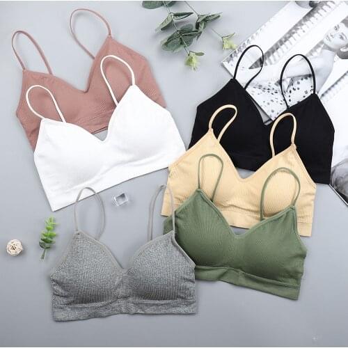 2021 Bralette Elastic Gathering Push Up Bra Summer Anti-light Korean Style Wild Bra Tube Top Sexy No Rims Bra