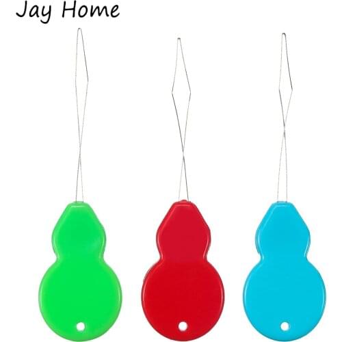 5/10Pcs Gourd-Shaped Needle Threaders Plastic Wire Loop Needle Threader Hand Stitching Sewing Machine Tools Sewing Supplies