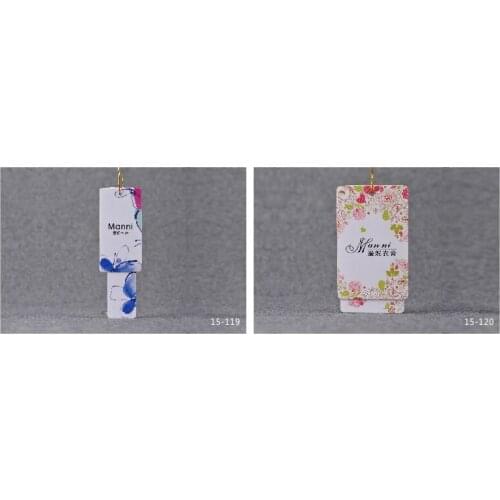 Free Custom clothing hang tags 300/400/600/700gsm paper garment swing hanging tag JYYJ069