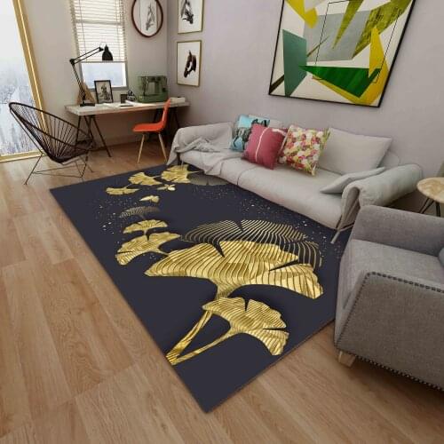 Modern Nordic Feather Area Rugs Home Bedroom Livingroom Decoration Floor Mat Bathroom Geometry Printed Carpets