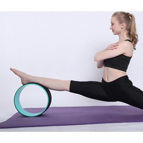 Yoga Pilates Circle Bodybuilding Gym Fitness Dance Training Wheel Workout Tool