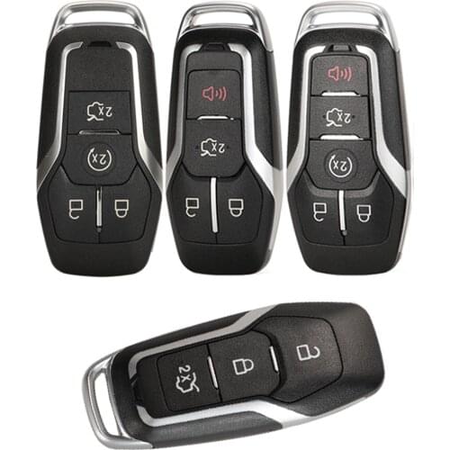 Kutery 3/4/5 Buttons Replacement Remote Car Key Shell Case Fob For Ford Mustang Edge Explorer Fusion Mondeo