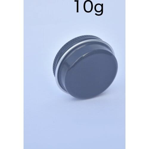 10g Glossy Black Mini Metal Jewelry Storage Box Small Travel Portable Sugar Coffee Caddy Organizer Aluminum Tea Can 50pcs