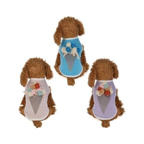 Pet clothes, spring and summer, new models of canister vests, dog clothes, Teddy, cats, pets and clothing