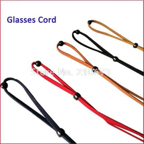 Wholesale 20pcs Colorful Suede Sport Glasses Cord Eyeglasses Sunglasses Anti Slip Chain Holder Free Shipping