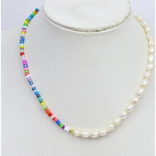 10 Pcs Bohemia Colorful Beaded Strand Necklace And Bracelet jewelry set Fashion Jewelry Accessories Jewelry Necklace Gift 9963