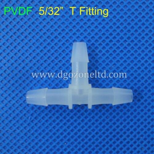 5/32" PVDF plastic tee connector Garden Water three nozzles Connectors KH-TED532 DGOzone