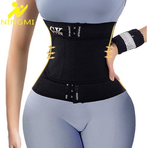 NINGMI Waist Trainer Belt Body Shaper Corset Women Slimming belt Belly Shaper Modeling Strap Body Shapewears Fajas Colombianas