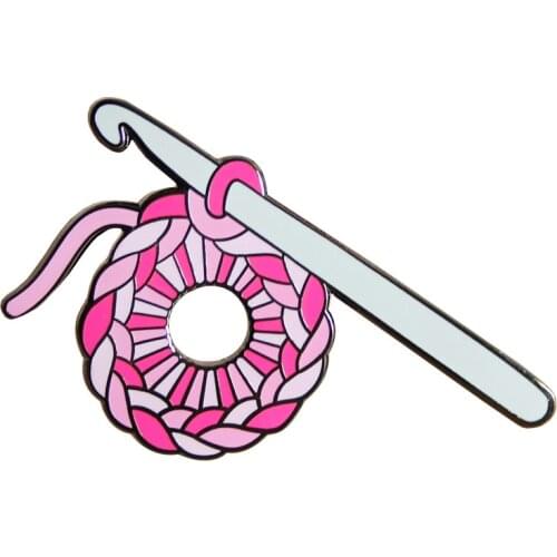 Yarn Crochet Knit Accessory Pin
