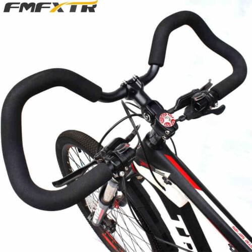 Mountain bike handlebars 31.8*620mm aluminum road bike handlebars rest long distance bicycle handlebars