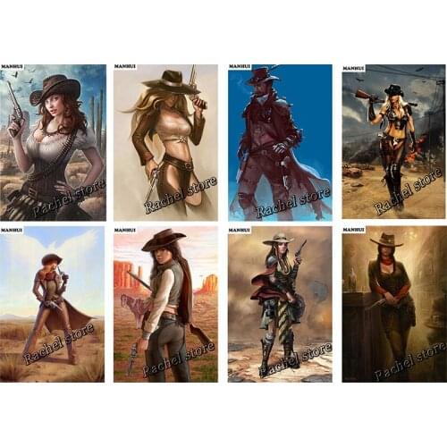 DIY Diamond Paintings Diamond Mosaic Character Full Square Diamonds and Round Diamond Embroidery FA026